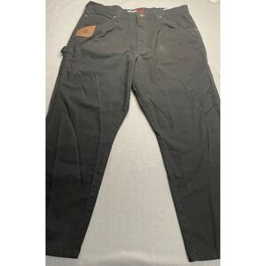 Wrangler Riggs Workwear Mens Black Ripstop Carpenter Pants 38x30 103W020BL
